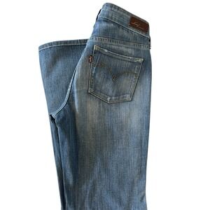 Levi's Slight Curve Classic Bootcut Women's Blue Denim Jeans Size 28